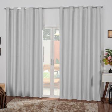 Imagem de Cortina Blackout 3 Metros Tilia Varão 3,0 X 2,7 M - Gelo