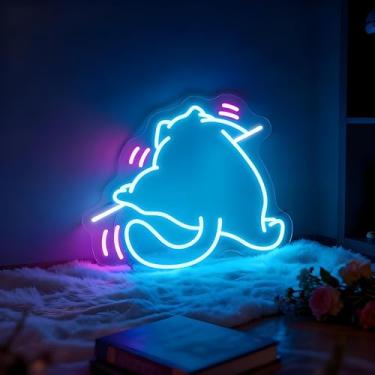 Imagem de Neonawall Neon Sign for Wall Decor Light Up Letters Business Led Sign Cute Birthday Party Gifts Led Decorative Night Signs Room Decorations Supplies Birthday Party Signs for Home Bedroom Dorm (Cat)