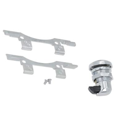 Imagem de MACHSWON Tampa da tampa da porta do tanque de combustível, kit de substituição de trava de botão de pressão para motocicletas compatível com Harley-Davidson Touring Road Glide FLTR 1998-2002, 1 peça