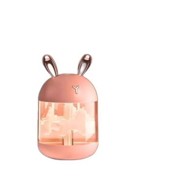 Imagem de Umidificador Carrossel Abajur Com Led Usb 300Ml