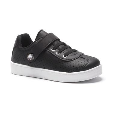 Imagem de Tênis Tininha Juvenil Feminino Menina Escolar, Preto, 30