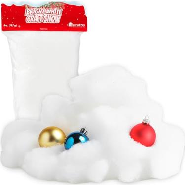 Imagem de Cobertor de neve super realista para ambientes internos falsos. Neve fofa tipo algodão de 15 metros quadrados para inverno vila de manto, natal e fácil decoração de Natal Hipoalergênico, resistente a chamas e ecológico