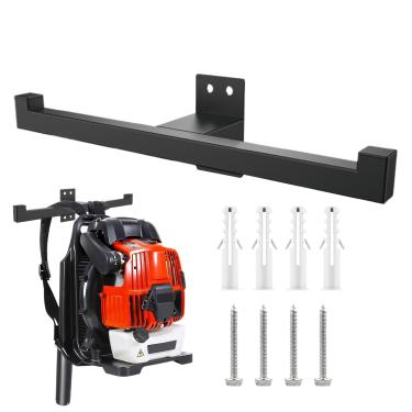 Imagem de Mochila de metal soprador de pulverizador, suporte de soprador de folhas de mochila para parede de garagem, suporte de armazenamento de ferramentas elétricas de jardim para pulverizador, aparador de