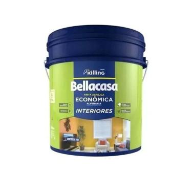 Imagem de Tinta Acrilica Killing Bellacasa Economica Fosca Branca - 18lt