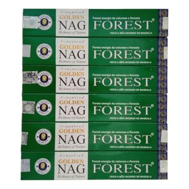 Imagem de Incenso Massala Vijayshree Golden Nag Forest Cx.6un.15g