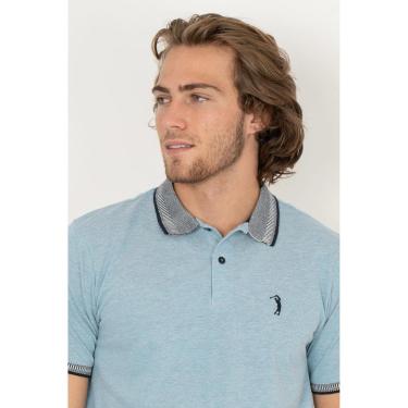 Imagem de Camisa Polo Aleatory Hovland Azul-Masculino