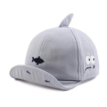 Imagem de Boné de beisebol JANGANNSA Shark Fashion para meninos de 3 a 18 meses