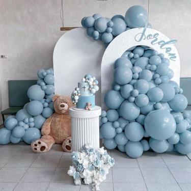 Imagem de Kit Balloon Garland Arch Captank Double Stuffed Blue
