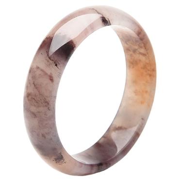 Imagem de Pulseira Nephrite Jade para mulheres, pulseira fina de 60-62 mm de diâmetro