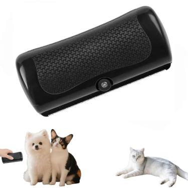 Imagem de Escova de limpeza para cães, gatos e cavalos, escova de noivo profissional para queda e nós - tosador ergonômico para cabelos emaranhados, cabelo solto (1 peça)