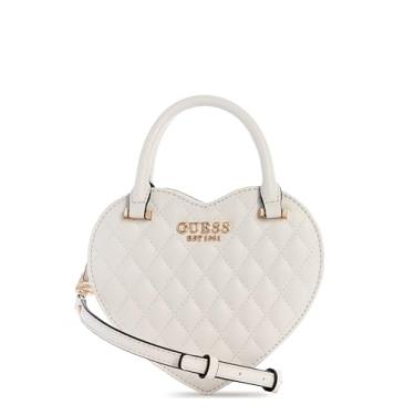 Imagem de GUESS Bolsa Atabey Heart Bag, Off White
