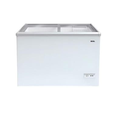 Imagem de Freezer Expositor Horizontal Dupla Ação 410 Litros Eco Gelo Tampa De Vidro EEH500XX Eos 220V