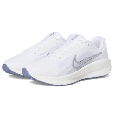 Imagem de Nike Tênis feminino Downshifter 13, Branco/prata metálico/cinza futebol/índigo mundial/branco Summit, 41