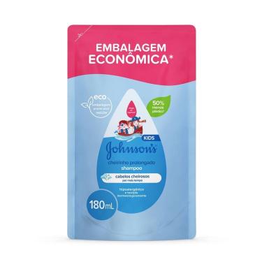 Imagem de Shampoo Johnson`s Kids Cheirinho Prolongado Sachê 180ml