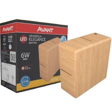 Imagem de Arandela Interna Externa Quattro Avant Prova Dagua Marfim