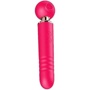 Imagem de Varinha Estimuladora Silicone Premium - Ergonômica, Resistente à Água e Super Silenciosa - Prazer Intenso | Rosa
