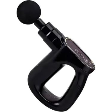 Imagem de Pistola Massageadora Muscular Portátil – 6 Níveis de Intensidade, 4 Ponteiras, Alívio de Dores e Relaxamento – Recarregável via USB