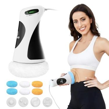 Imagem de COMFIER Cellulite Massager Remover, Body Shaping Machine Massager with 5 Massage Heads & 6 Washable Pads, Cavitation Machine for Body Fat Removal for Belly Butt Arms Legs