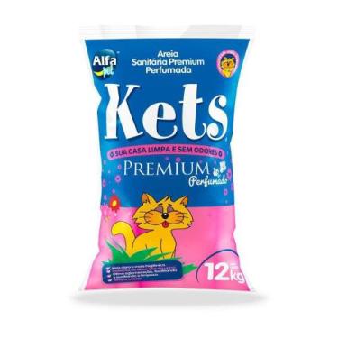 Imagem de Areia Premium Floral Kets para Gatos - 12kg