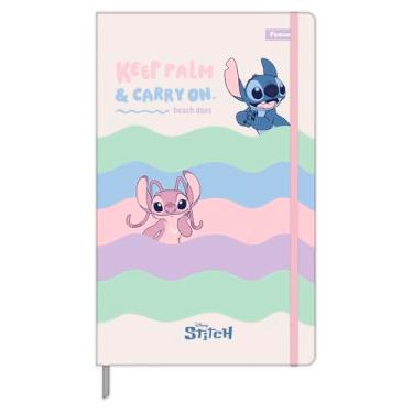 Imagem de Caderno 128x208mm Capa Dura Costurado Sem Pauta 80 Folhas Stitch Capa A Foroni