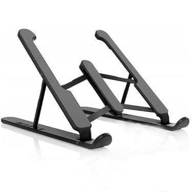 Imagem de Suporte Ajustável para Notebook – 6 Níveis de Altura, Dobrável, Ergonômico e Portátil – Compatível com Notebook, Tablet e Celular