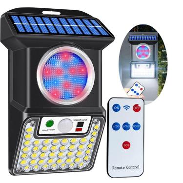Imagem de Luminaria Solar Refletor Balizador Spot Controle Sensor