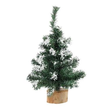 Imagem de Mini árvore de Natal, mesa de Natal, pinheiro, para decoração de Natal em casa, escritório, planta artificial (40 cm)