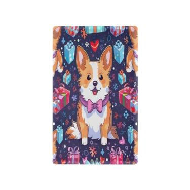 Imagem de Wassud Placa de cobertura para interruptor de luz para cachorro pequeno Corgi, capas de tomadas duplex, placa de parede decorativa, decoração de casa, sala de estar, quarto