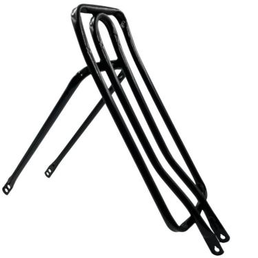 Imagem de Bagageiro Tubo Garupa Bicicleta Reto Garupeira Preto-Unissex