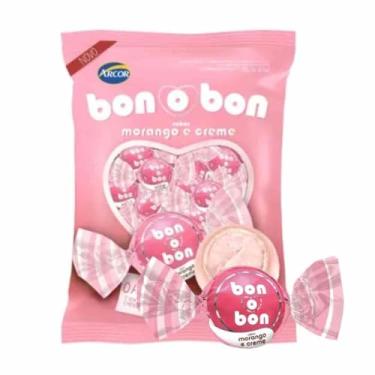 Imagem de Wafer Bonobon Morango 50 unidades de 15g