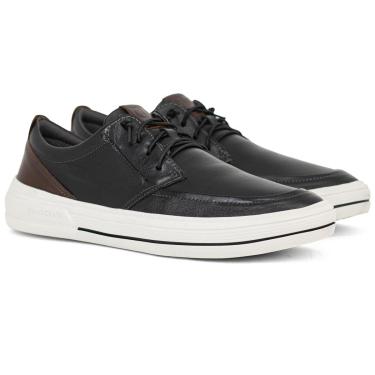 Imagem de Tênis Masculino Democrata Casual Clay Couro Confortável com Cadarço 290302-Masculino