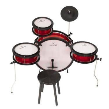 Imagem de Bateria Infantil Luen Rockstar 4 Pçs Alumisteel, 44005VM