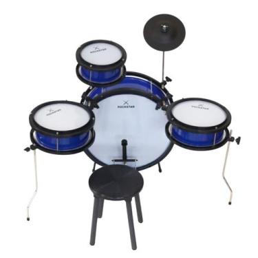 Imagem de Bateria Infantil Luen Rockstar 4 Pçs Alumisteel, 44005AZ