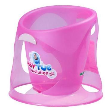 Imagem de Banheira Infantil Babytub Evolution 0 a 8 Meses, Rosa