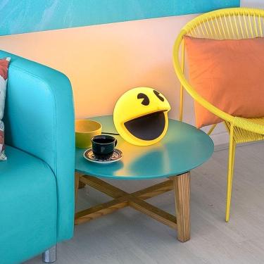 Imagem de Luminária Retrô Pac-man Para Decoração E Iluminação Ambientes