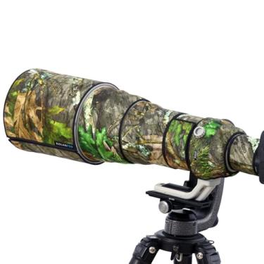 Imagem de ROLANPRO Capa de camuflagem de lente à prova d'água para Canon EF 400 mm F/2,8 L é III USM Capa protetora de lente - # 36 Jungle camuflagem à prova d'água