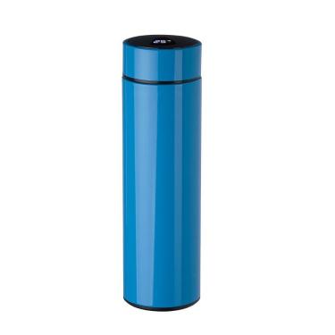 Imagem de Garrafa Térmica Inox 450ml Com Termômetro Digital - Cores Vibrantes E Praticidade Para Viagens