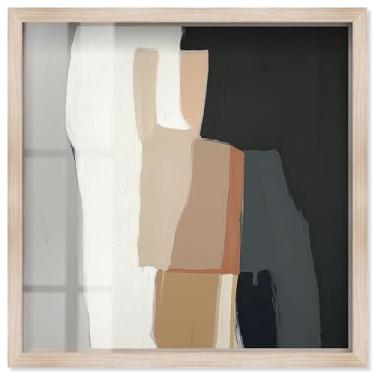 Imagem de Passageway III Shadowbox Print Modern Boho Wall Art por Art Remedy, moldura loira, 63 x 63 cm