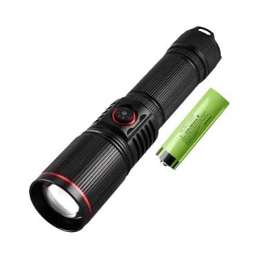 Imagem de Lanterna LED De Alta Potência Com Laser Branco, Longo Alcance, Zoom, E