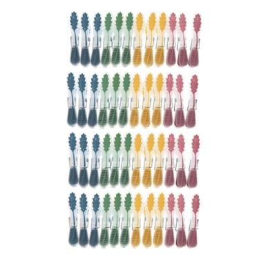 Imagem de Kit Pregadores de Roupas Para Varal Prendedor Emborrachado Resistente(48 Peças)