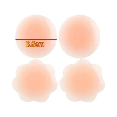 Imagem de Protetor De Mamilo De Silicone Reutilizável Para Mulheres, Adesivo Inv