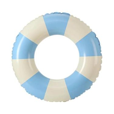 Imagem de Boia Inflável Vintage Listrada Para Crianças E Adultos, Brinquedo Para