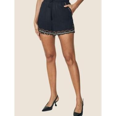 Imagem de Short Fluido Estampado Colcci Jeans Cor:;Tamanho:M-Feminino