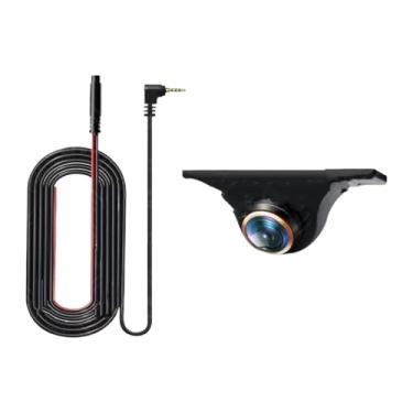 Imagem de Câmera de estacionamento AHD 1080P para carro, câmera traseira com lente olho de peixe dourada de 170°, visão noturna Full HD, câmera frontal para ré, câmera veicular 360 (cabo de 15 m)