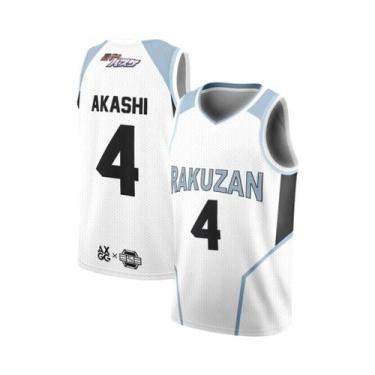 Imagem de Camisa De Basquete Bandai Rakuzan Para Adultos E Crianças Akashi No.4 