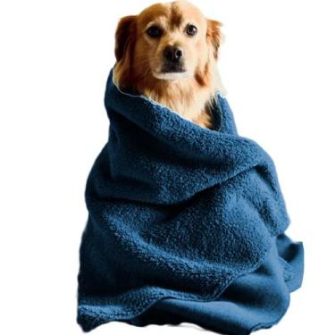Imagem de Manta Cobertor Mantinha PET Cachorro e Gato Microfibra Ultra Soft Pelú