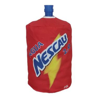 Imagem de Capa Para Galão de Água 20 Litros Invertido Água Nescau - Novadecora