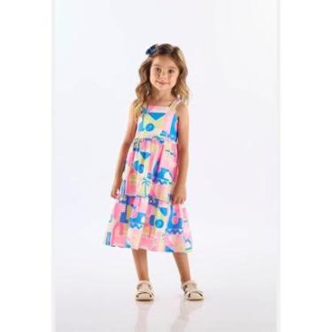 Imagem de Vestido Midi Algodão Alças Up Baby-Feminino