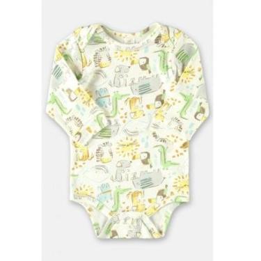 Imagem de Body Bebê Menino Manga Longa Estampado Safari Up Baby-Masculino