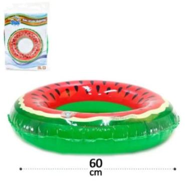 Imagem de Boia Circular Inflável 60cm Melancia - WELLMIX